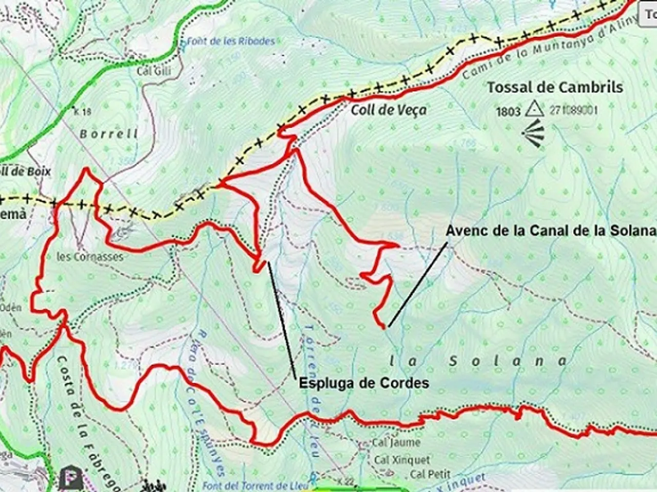 Fotografia de CANALS DE LA SOLANA, AVENC DE LES