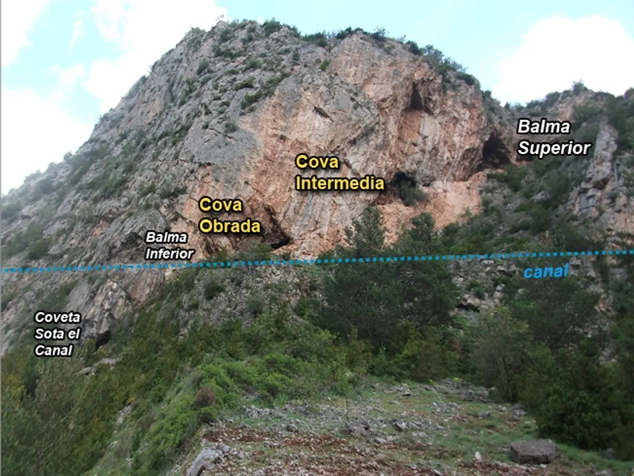 Fotografia de CANAL D'URÚS, COVETA SOTA EL