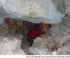 Fotografía de FONT DEL MOLINOT, COVA DE LA (3 de 3)