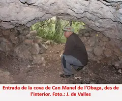 Photograph of CAN MANEL DE L'OBAGA, COVA DE (2 of 3)
