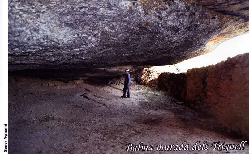 Fotografia de TRIQUELL, BALMA MURADA DELS (1 de 3)