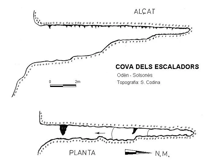 Topografia de ESCALADORS, COVA DELS