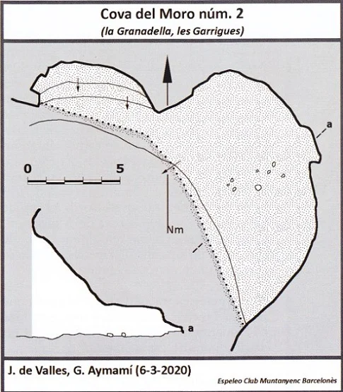 Topografia de MORO, COVA Nº2 DEL