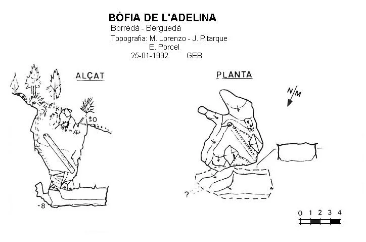 Topographie de ADELINA, BÒFIA DE L'