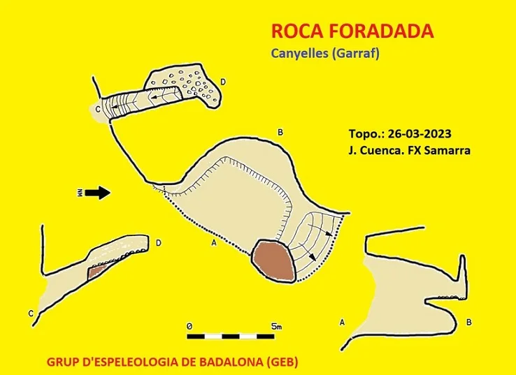 Topographie de ROCA FORADADA, LA
