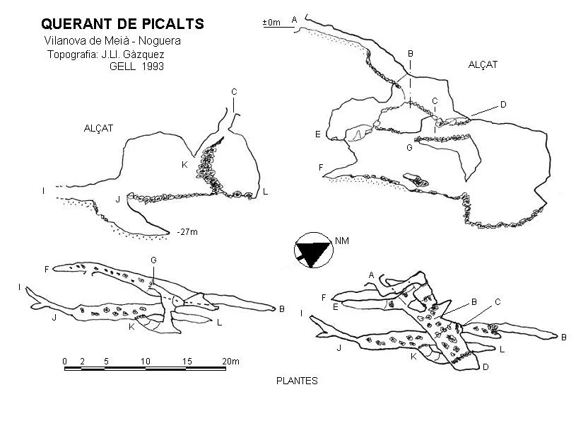 Topographie de PICALTS, QUERANT DE