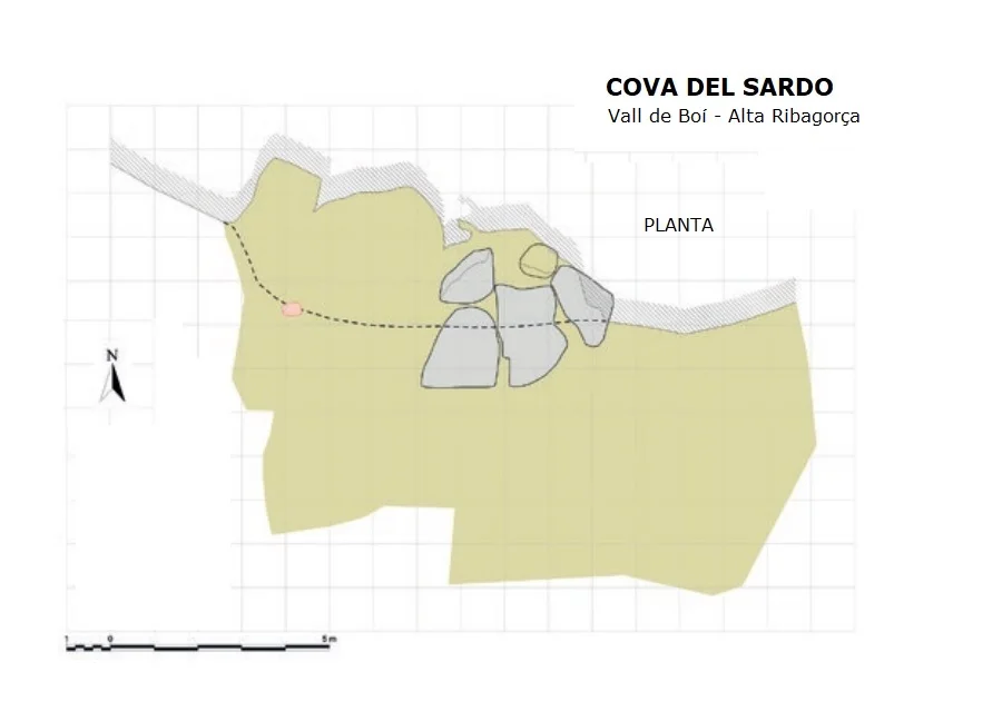 Topografia de SARDO, COVA DEL
