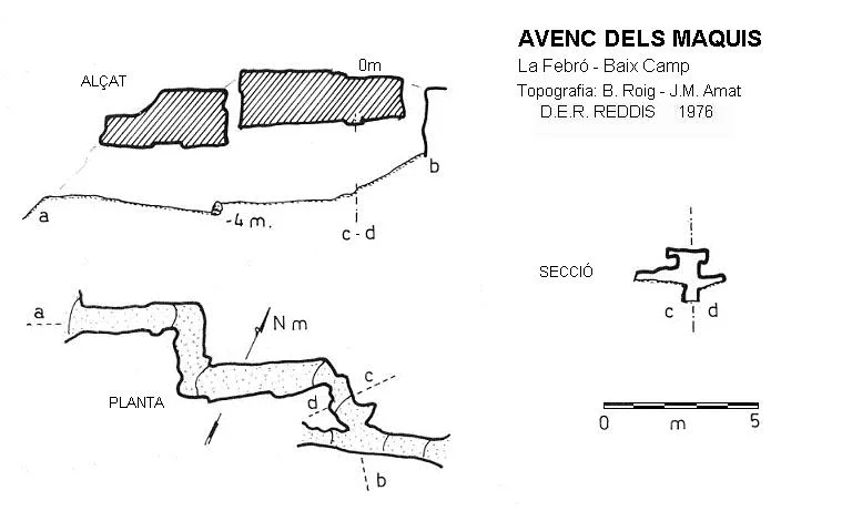 Topografia de MAQUIS, AVENC DELS