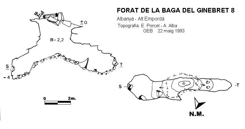 Topografia de BAGA DEL GINEBRET 8, FORAT DE LA