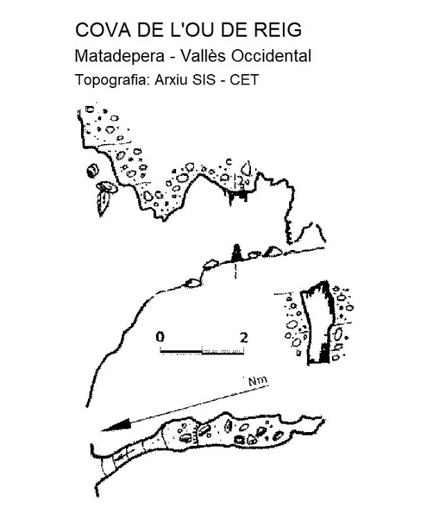 Topografia de OU DE REIG, COVA DE L'
