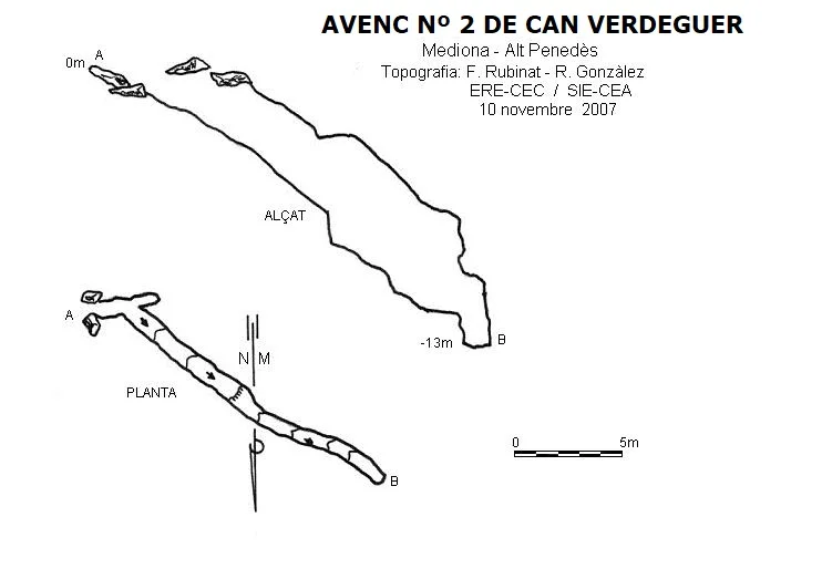 Survey of CAN VERDEGUER, AVENC Nº 2 DE