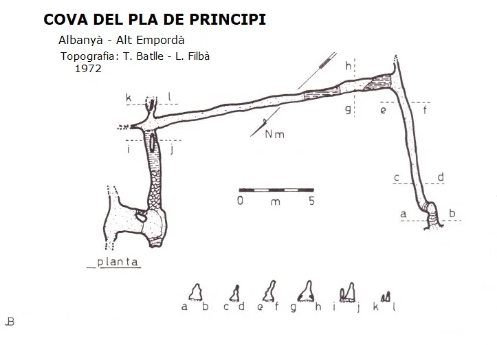 Survey of PLA DE PRINCIPI, COVA DEL