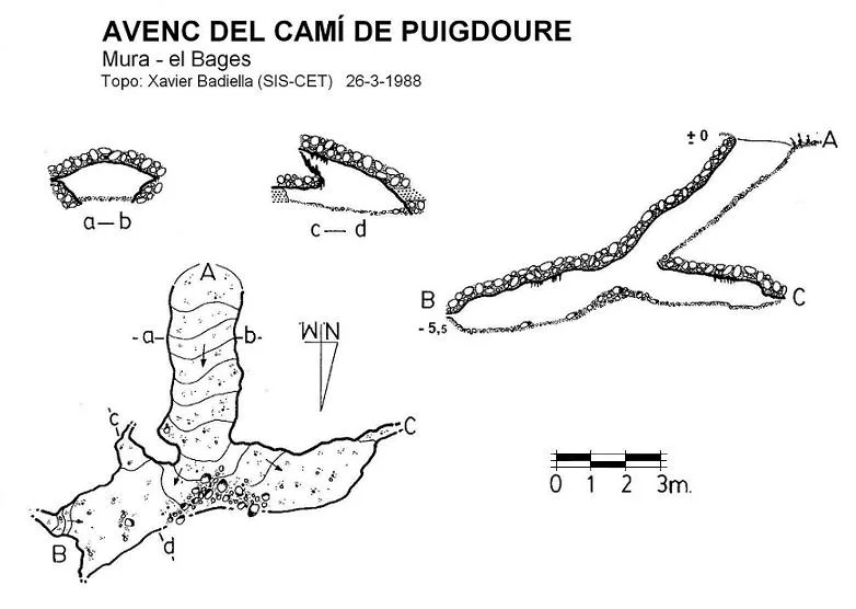 Topografia de CAMÍ DE PUIGDOURE, AVENC DEL