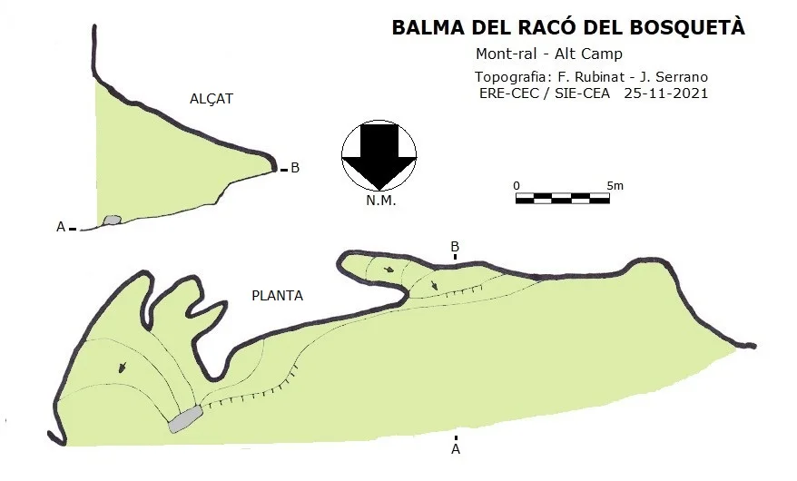 Topografia de RACÓ DEL BOSQUETÀ, BALMA DEL