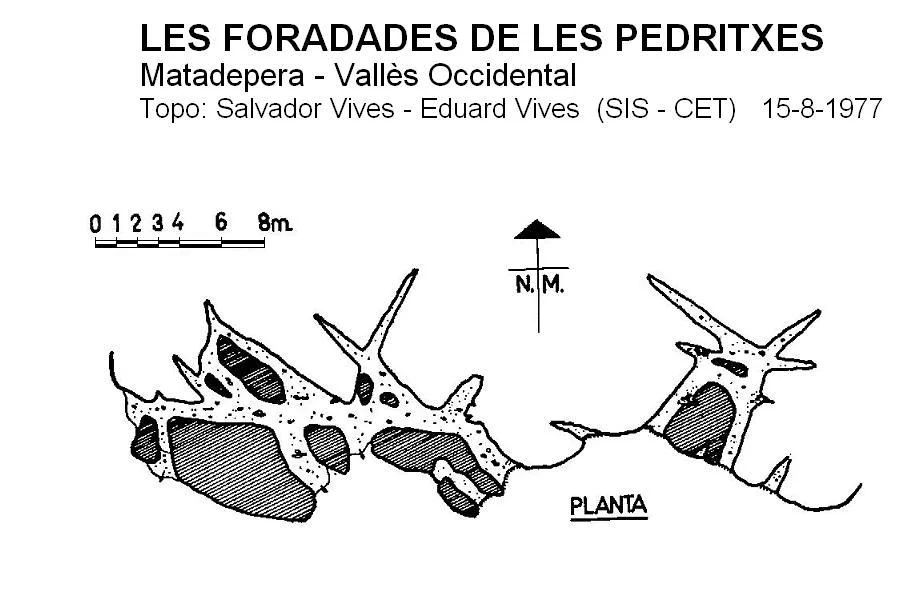 Survey of PEDRITXES, FORADADES DE LES