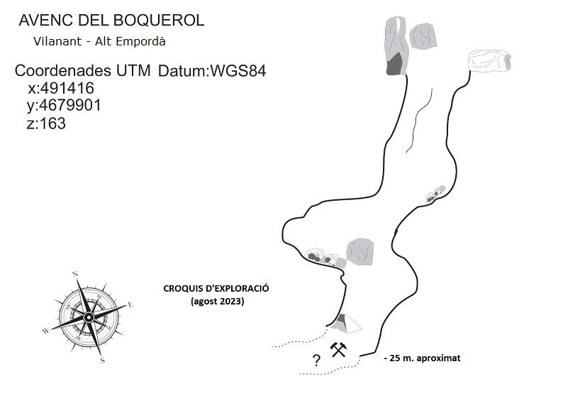 Topografia de BOQUEROL D'EN VIDAL, AVENC DEL