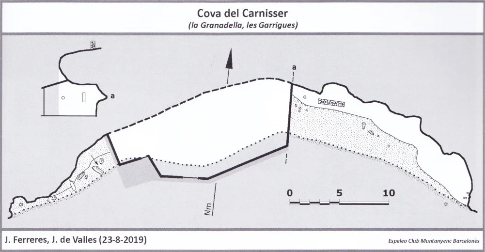 Topografia de CARNISSER, COVES DEL 
