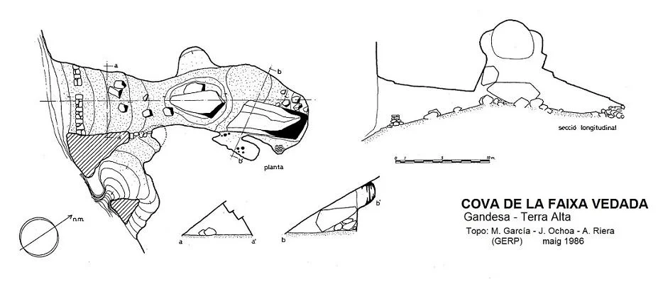 Topographie de FAIXA VEDADA, COVA DE LA