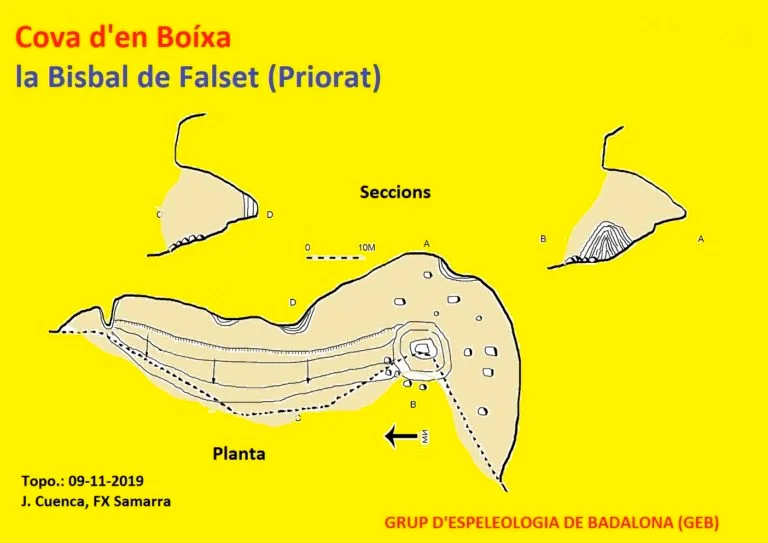 Topographie de BOIXA, COVA D'EN