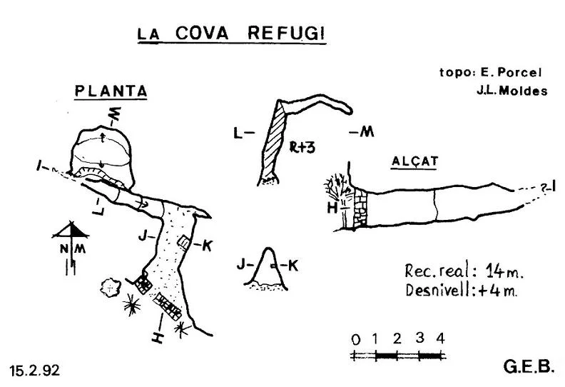 Topografia de REFUGI, COVA