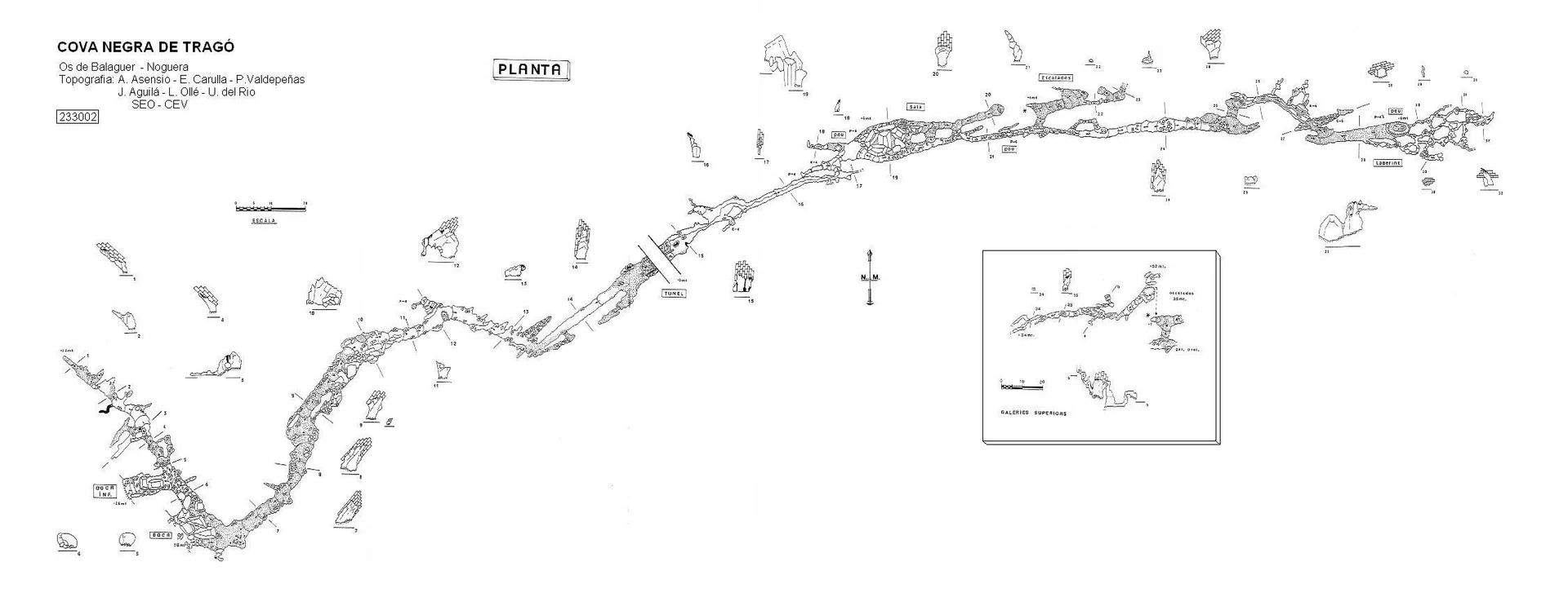 Topografia de NEGRA DE TRAGÓ, COVA