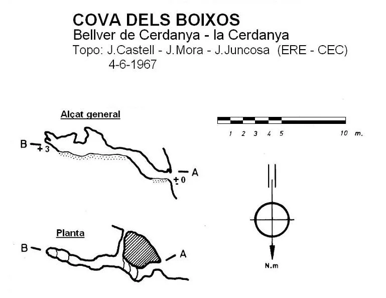 Topografía de BOIXOS, COVA DELS