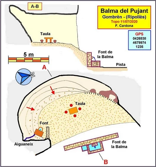 Topographie de PUJANT, BALMA DEL