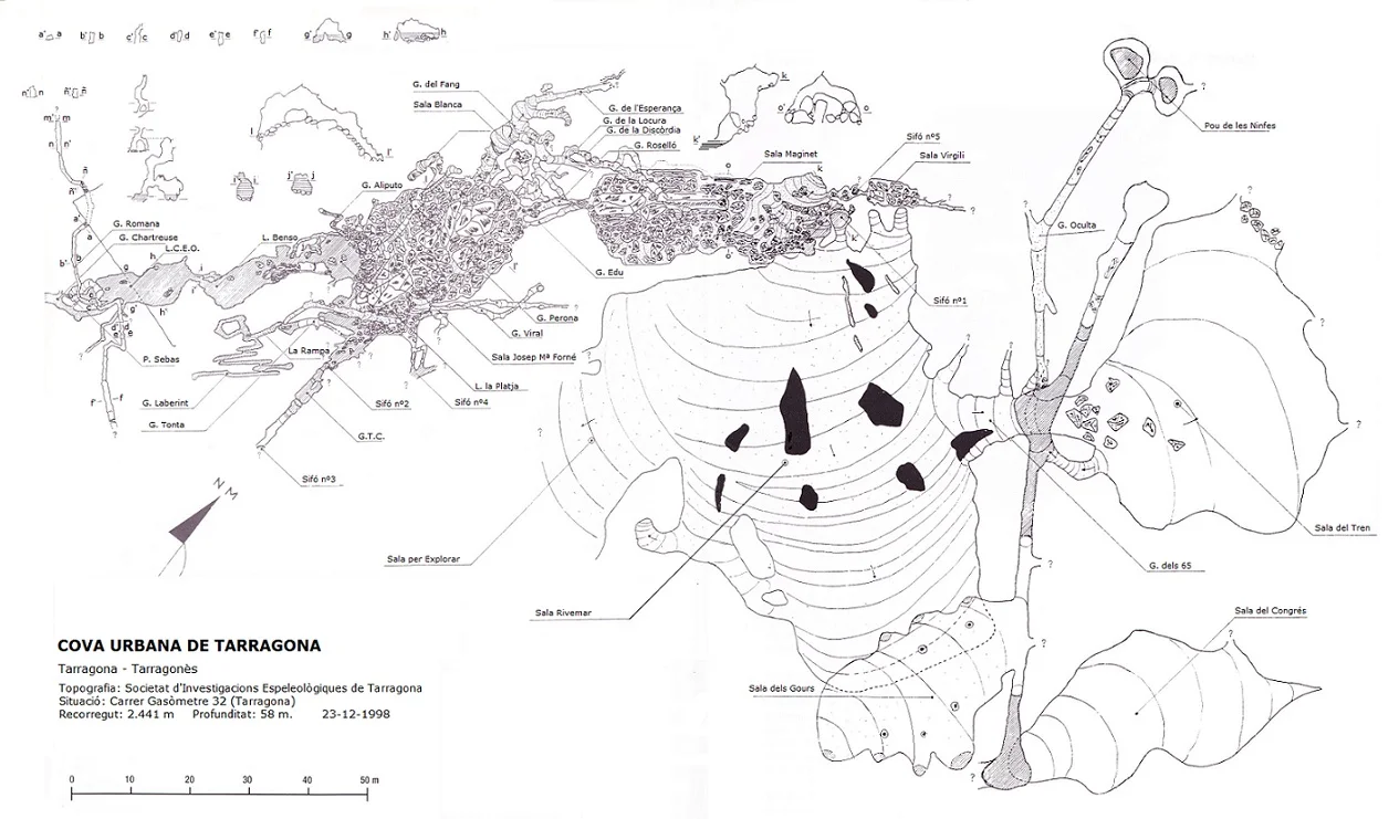 Topografia de URBANA DE TARRAGONA, COVA