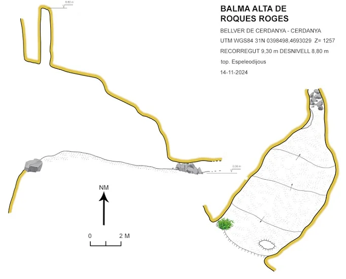 Topografía de ALTA DE LES ROQUES ROGES, BALMA