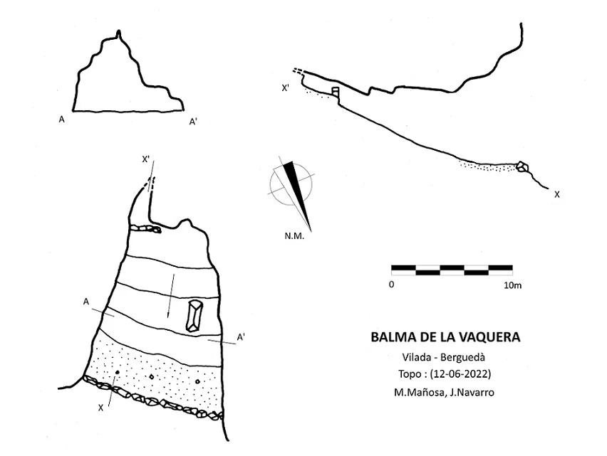 Topografía de VAQUERA, BALMA DE LA