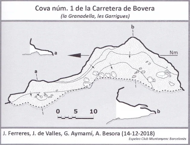 Survey of CARRETERA DE BOVERA, COVA Nº1 DE LA