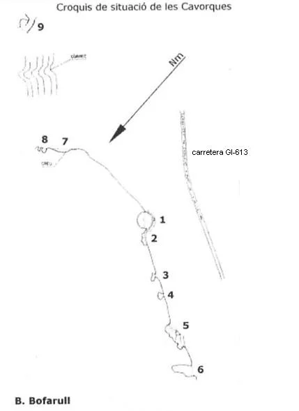 Topografia de CAVORQUES, LES