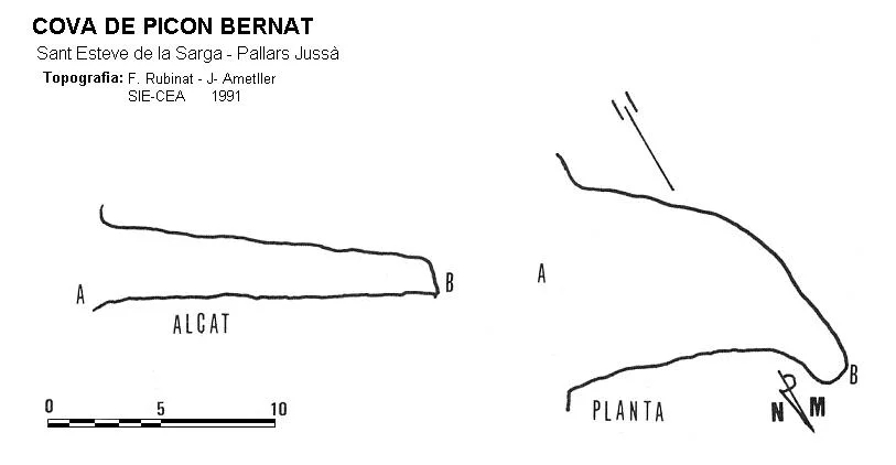 Topografía de PICON BERNAT, COVA DE