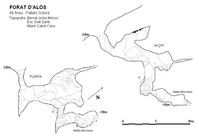 Topographie de ALÓS, FORAT D'