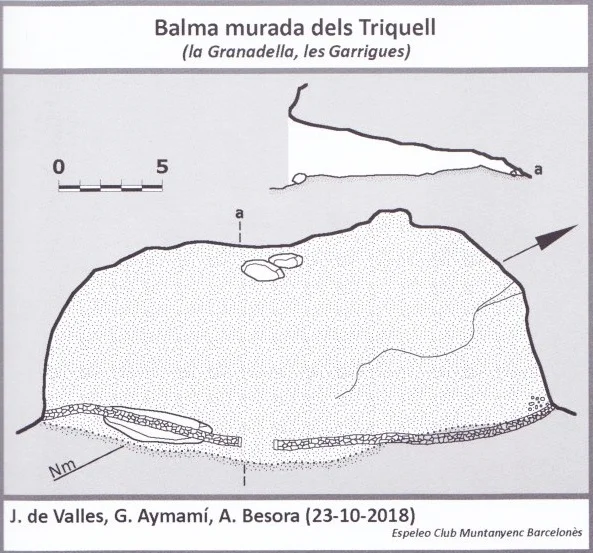 Topografia de TRIQUELL, BALMA MURADA DELS