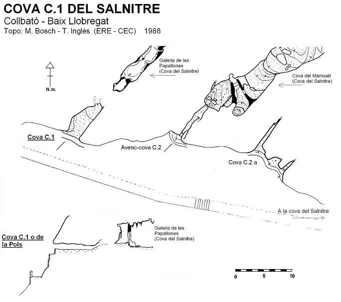 Topografia de SALNITRE, COVA C.1 DEL