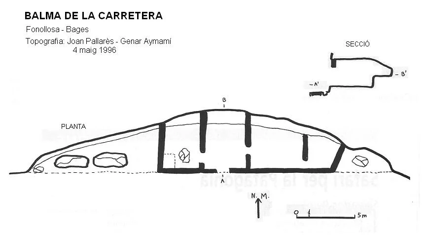 Survey of CARRETERA, BALMA DE LA