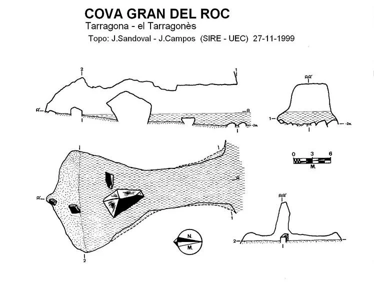 Topografia de ROC, COVA GRAN DEL