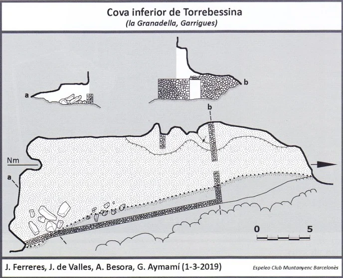 Survey of TORREBESSINA, COVA INFERIOR DE