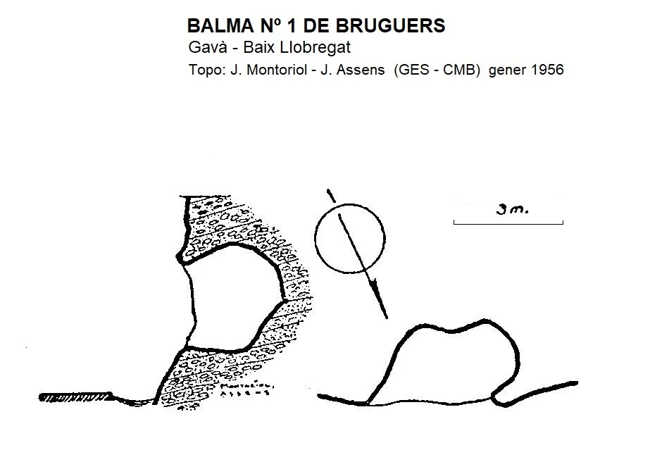 Topografia de BRUGUERS, BALMES DE