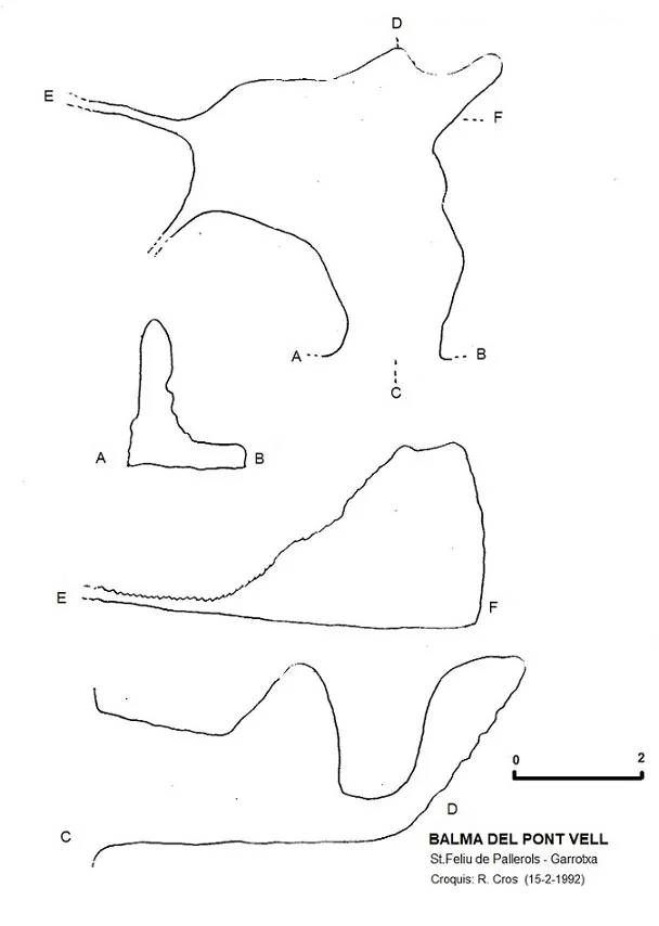 Topographie de PONT VELL, BALMA DEL