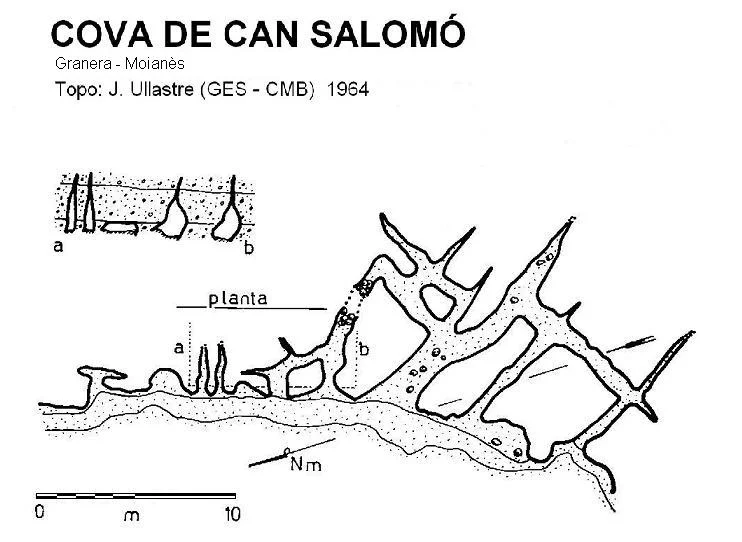 Survey of CAN SALOMÓ, COVA DE