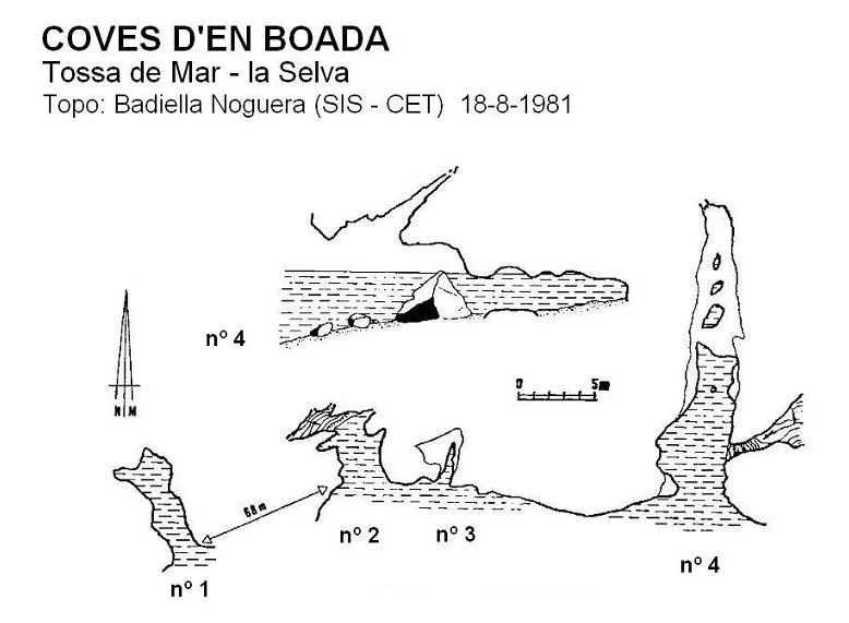 Topografía de BOADA, COVA Nº4 D'EN