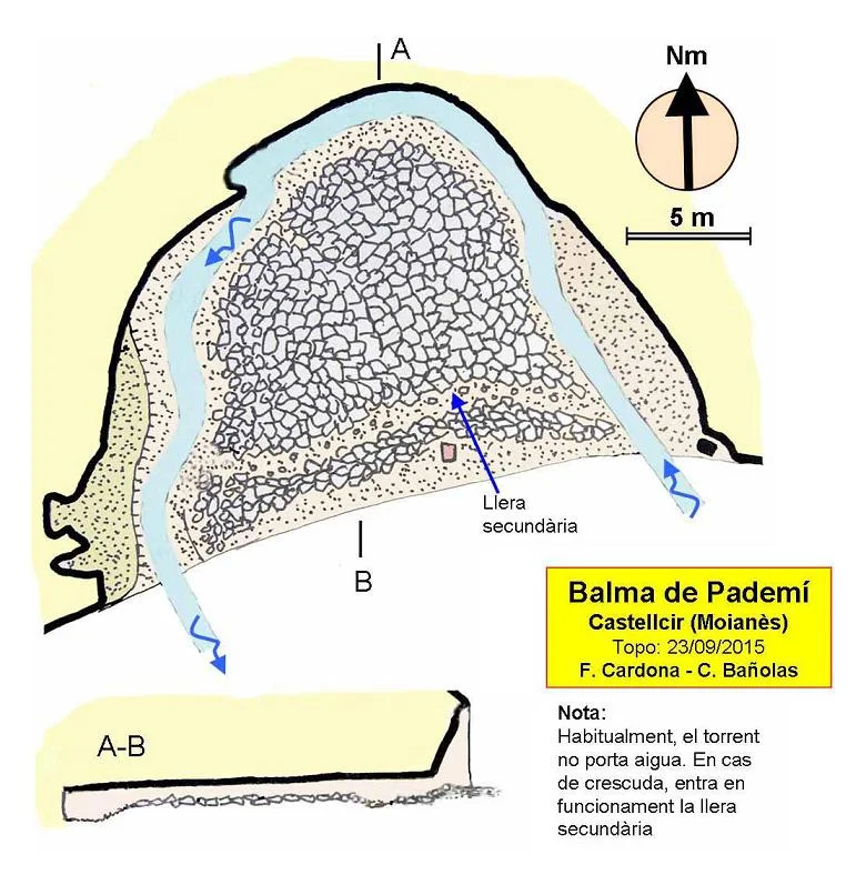 Topografia de PADEMÍ, BALMA DEL