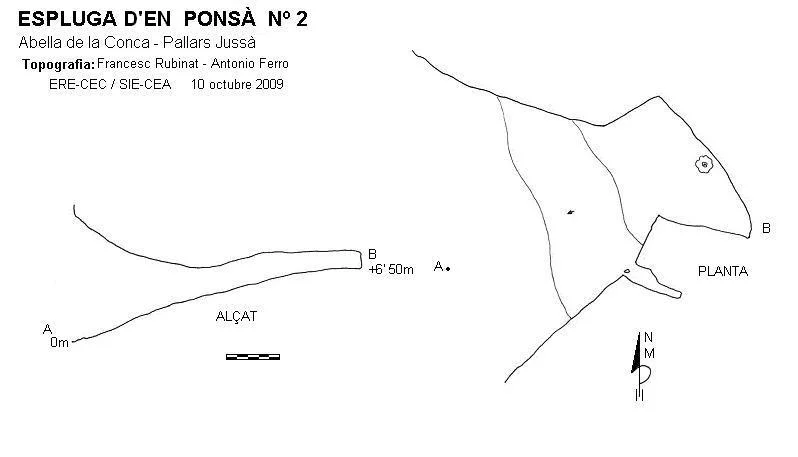 Survey of PONSÀ Nº 2, ESPLUGA D'EN