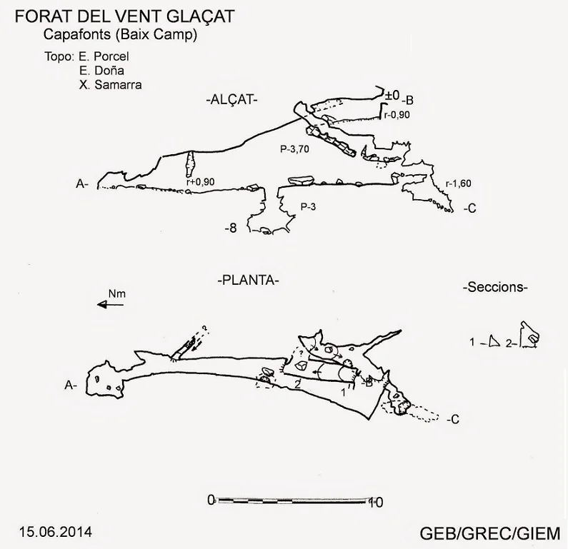 Topografia de VENT GLAÇAT, FORAT DEL