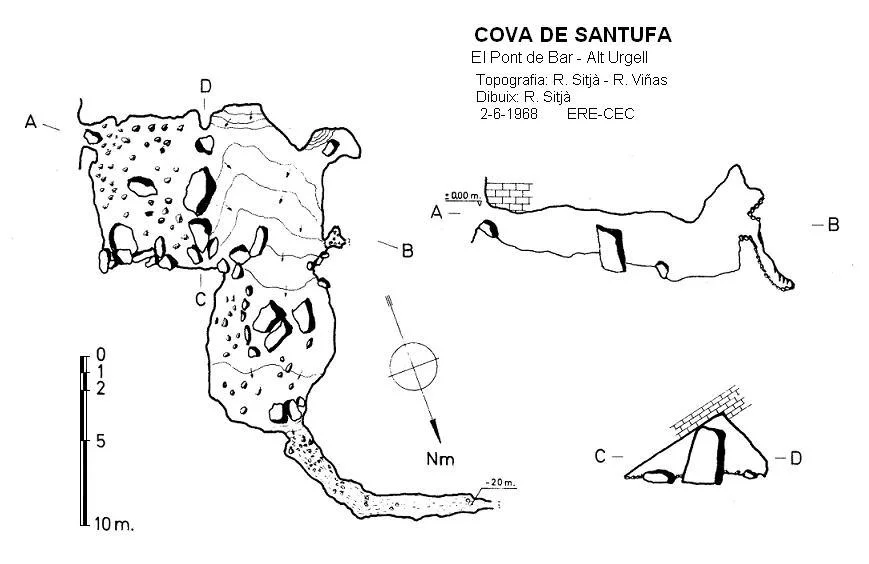 Topographie de SANTUFA, COVA DE