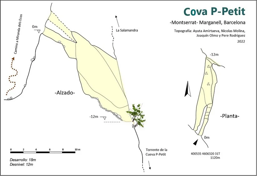 Topografía de P-PETIT, COVA