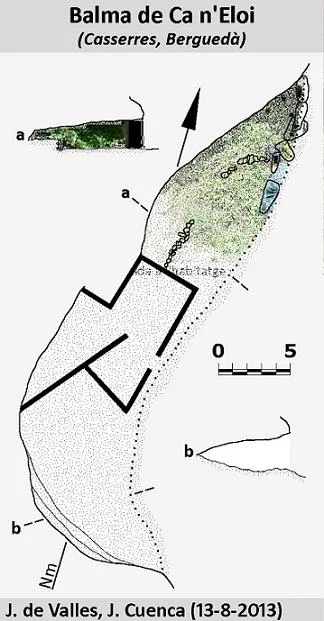 Topografía de CA N'ELOI, BALMA DE