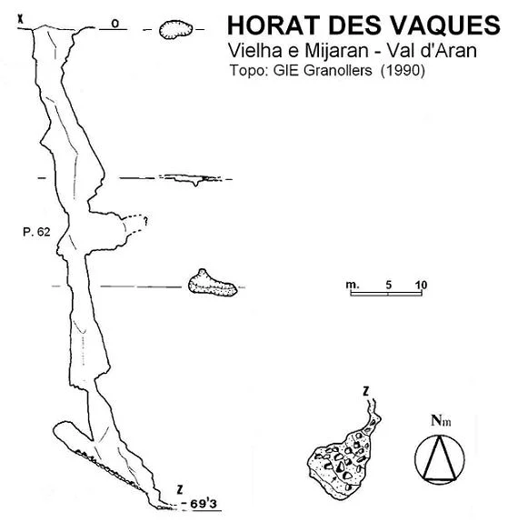 Topografía de VAQUES, HORAT DES